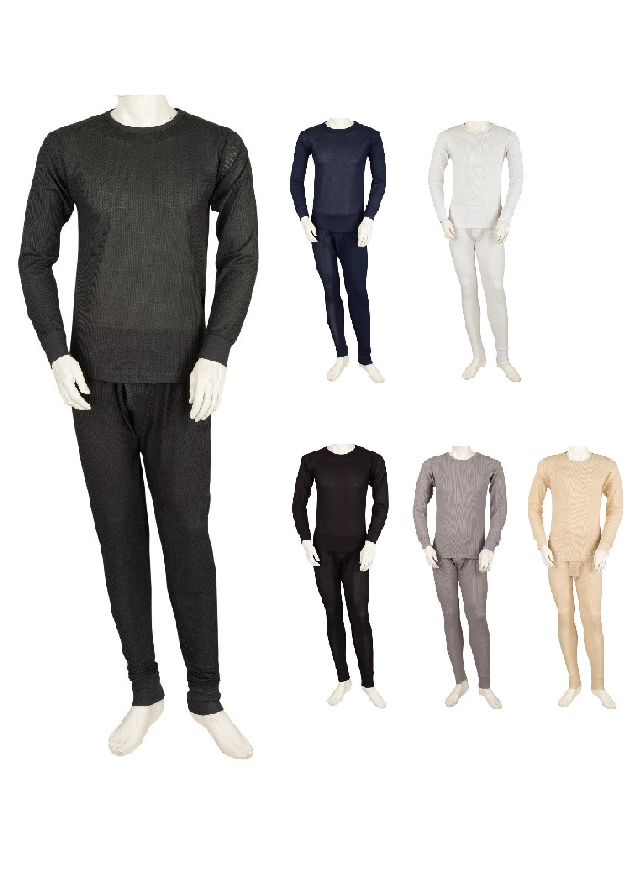 Styllion Thermal Underwear for Men - Cotton Blend (S-7XL) (3XLT
